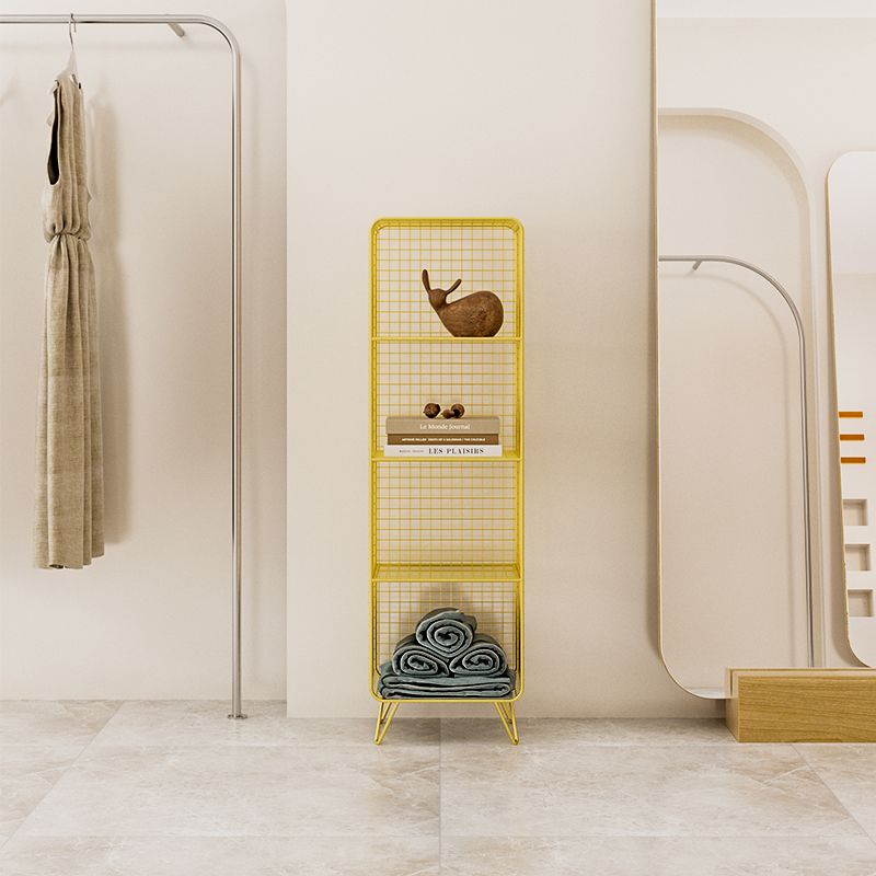 Modern Style Bookshelf Standard Closed Back Metal Bookshelf for Home