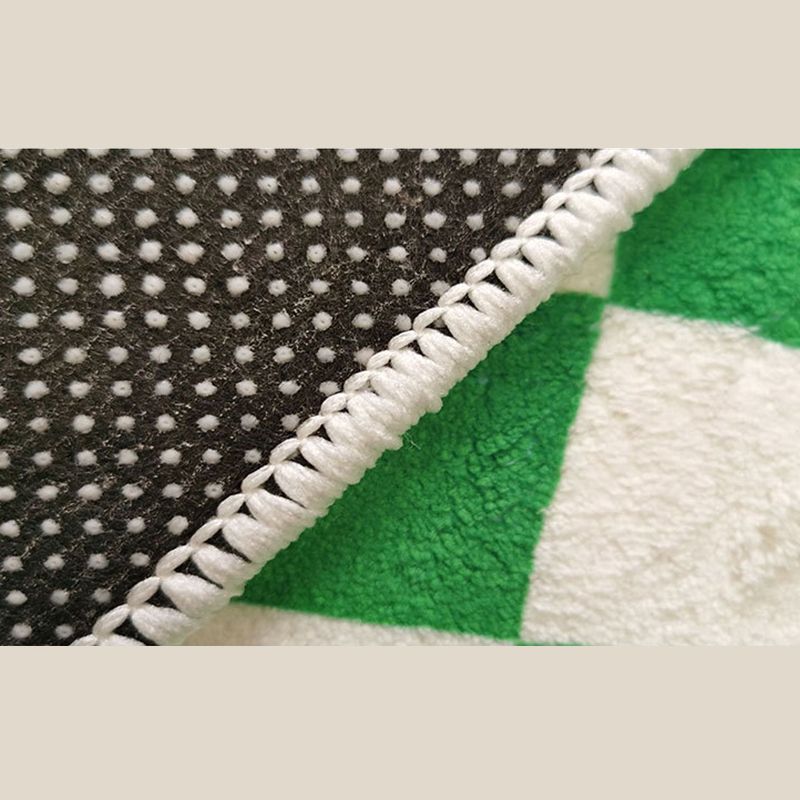 Modern Color Block Area Carpet Polyester Rug Stain Resistant Indoor Carpet for Living Room