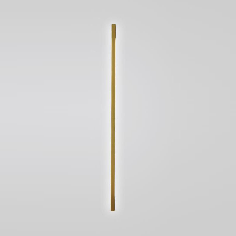 Single Modern Black/Golden Wall Mounted Sconce Linear Wall Light for Living Room