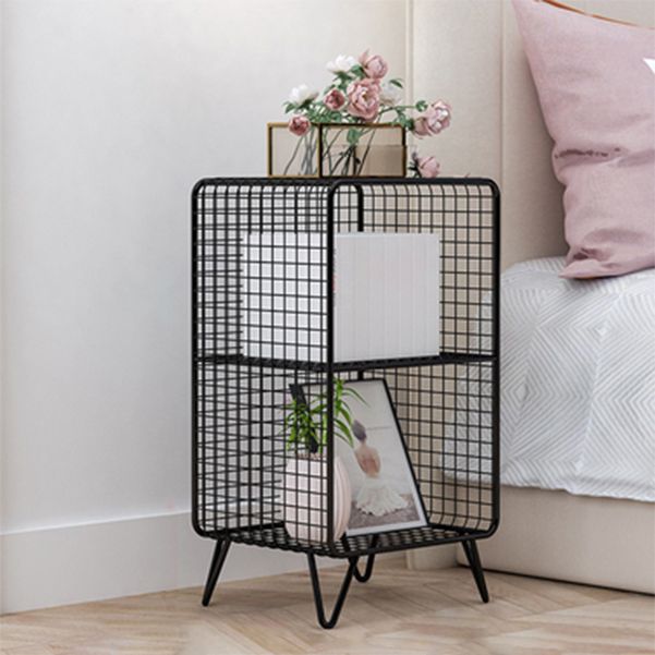 Modern Style Bookcase Standard Closed Back Metal Bookshelf for Home