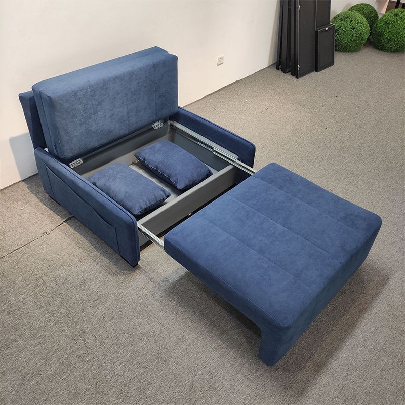 Pillow Included Convertible Sofa Foldable Futon Sofa Bed with Storage
