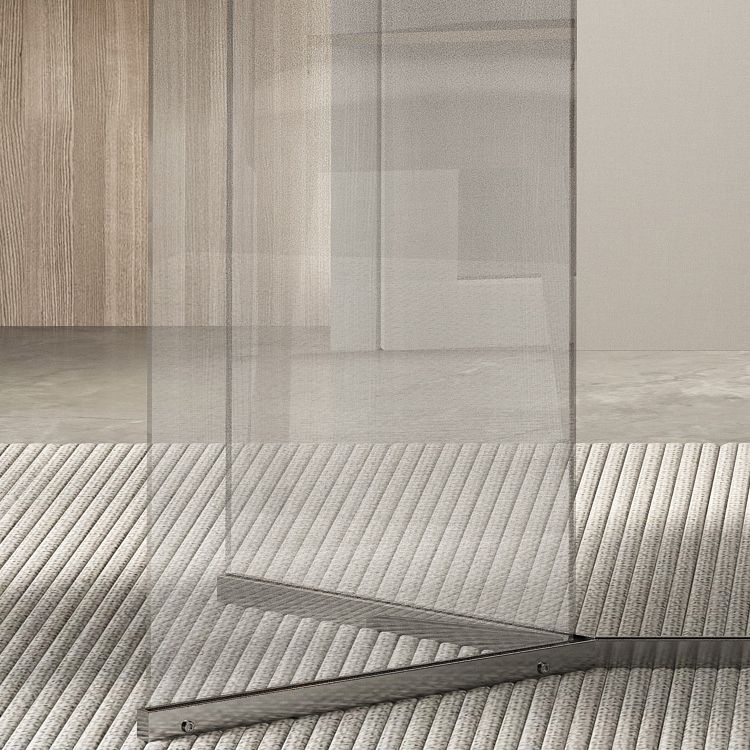 Designer Style Rectangle Dining Table Set 1/4/5 Pieces Acrylic Dining Table