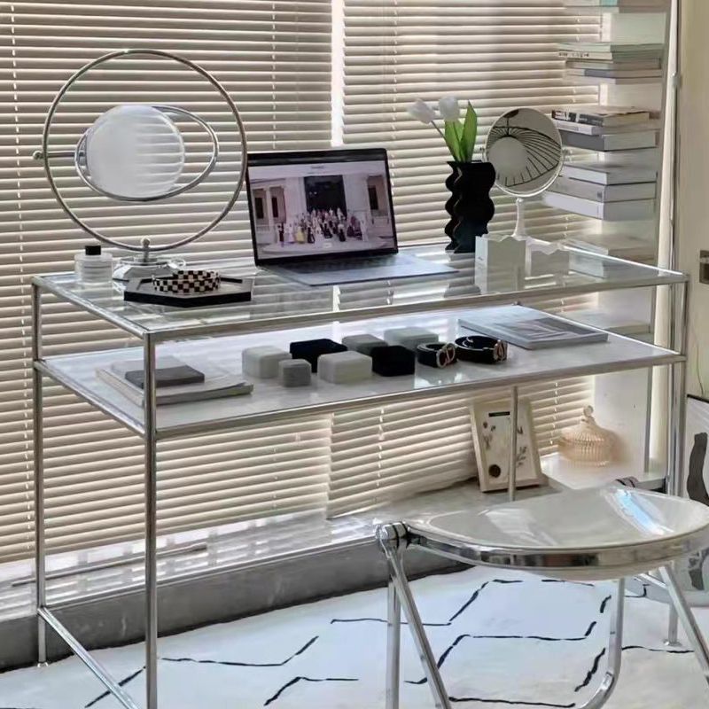 Modern Make-up Vanity Standing Glass Makeup Vanity for Bedroom