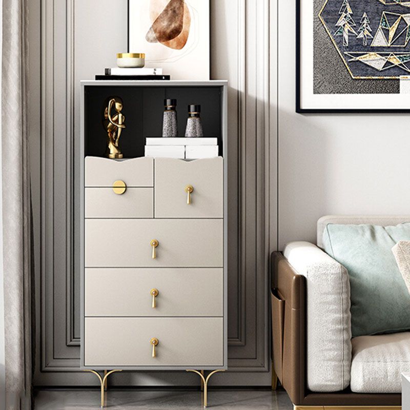 15.6-inch Width Glam Dresser Manufactured Wood Storage Chest