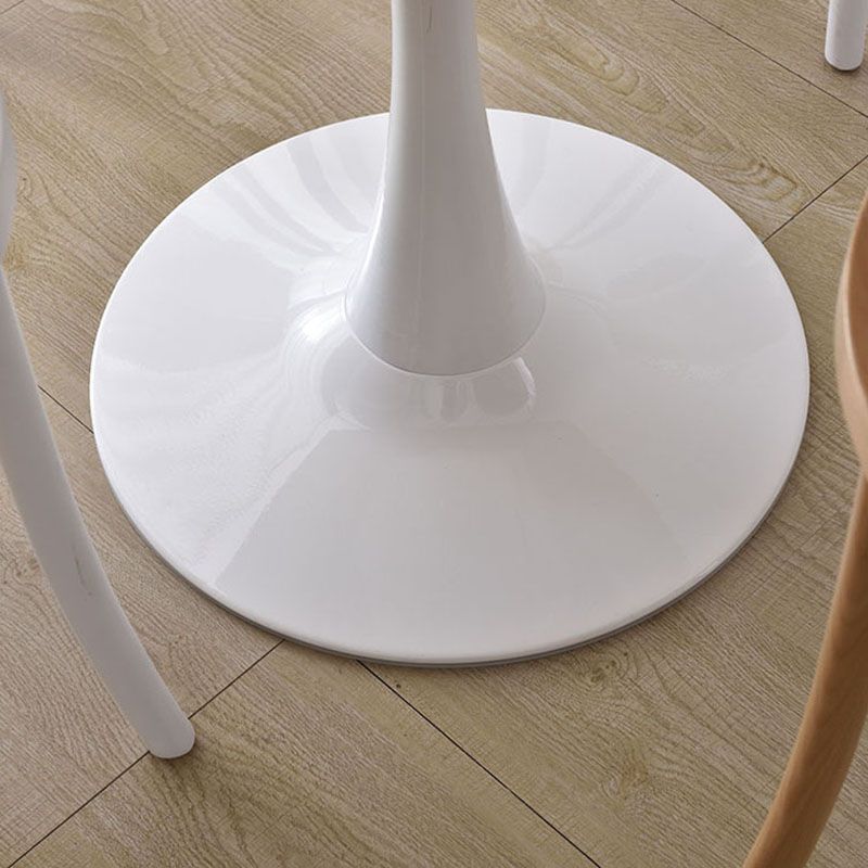 Industrial Iron Bar Table Round Top Indoor 41.3"H Bistro Table with Pedestal