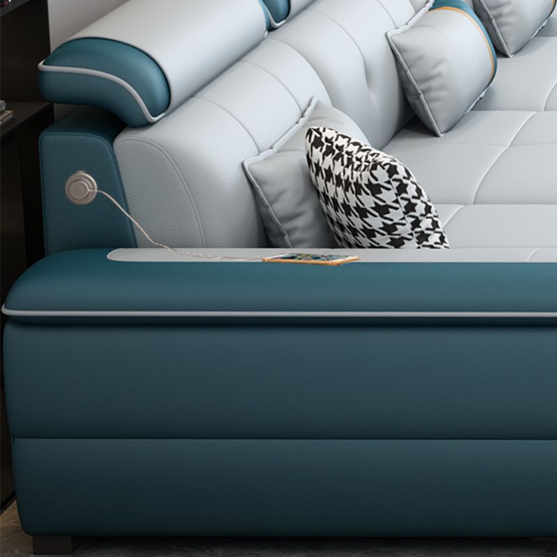 158.26" D x 70.86" W x 31.49" H Sectionals with Adjustable Bolster Pillows for Living Room