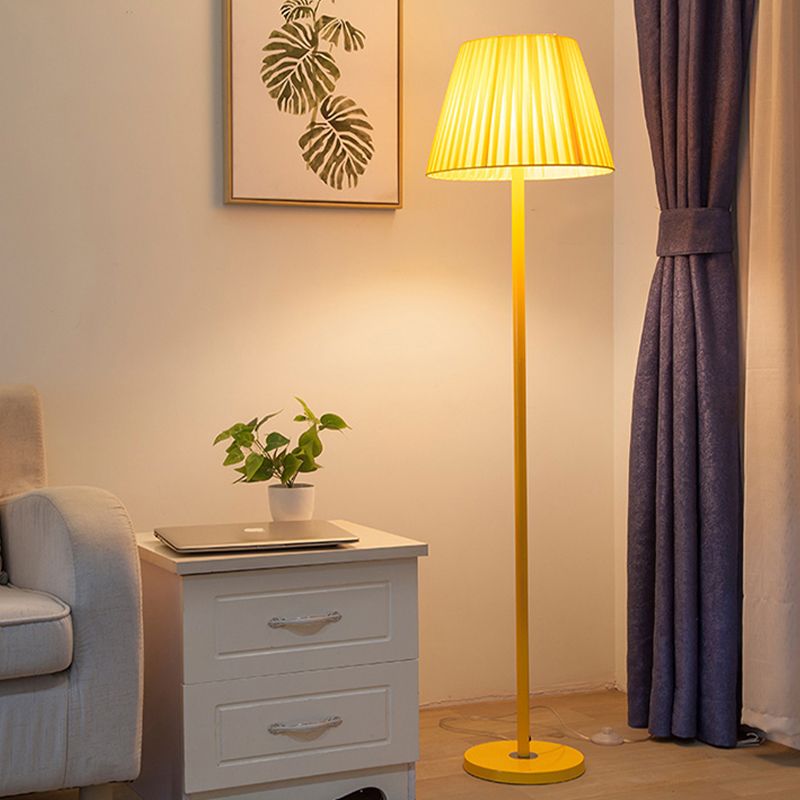 Geometric Shape Metal Floor Light Modern Style Single Light Floor Light Fixtures