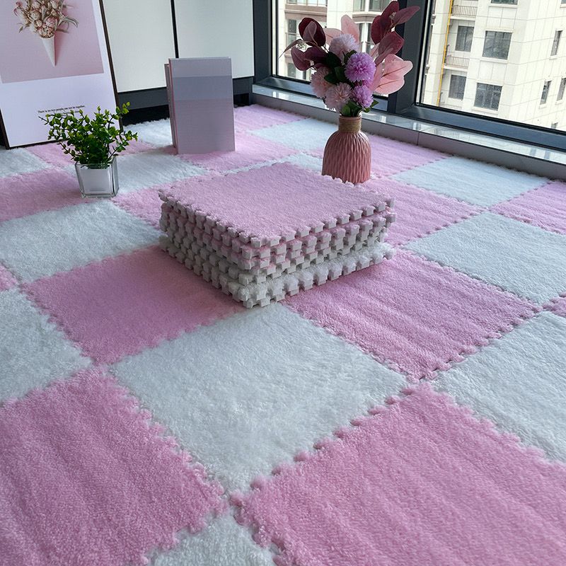 Multi-Color Level Loop Carpet Tile Non-Skid Interlocking Bedroom Carpet Tiles