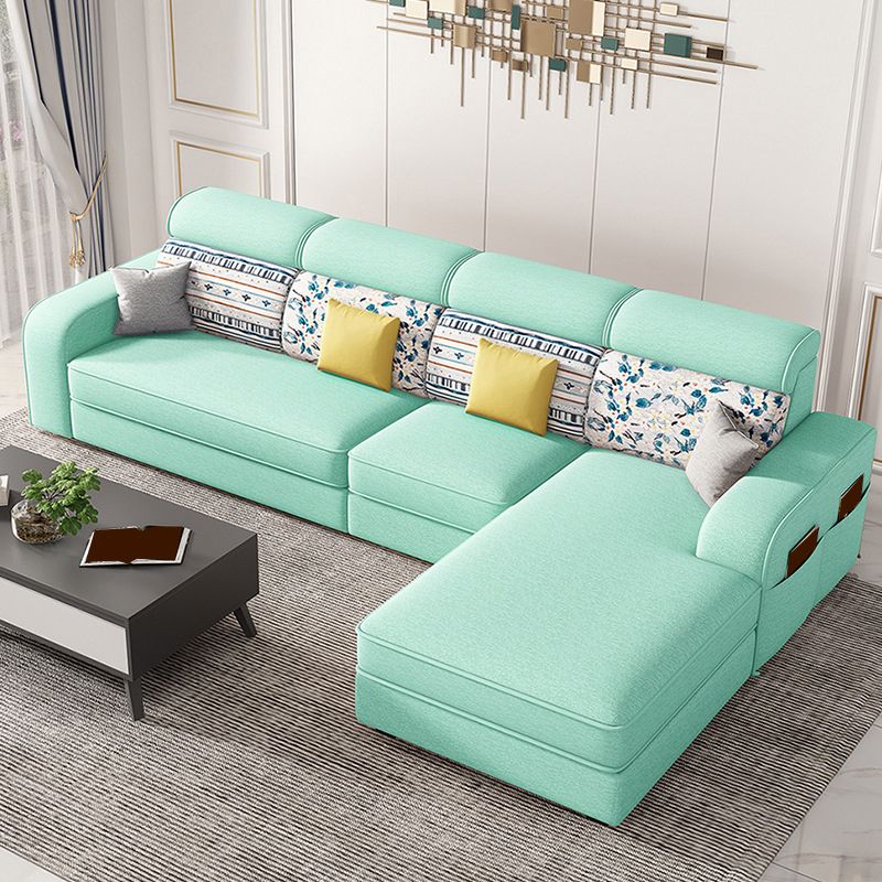 126" Square Arm Sectionals,Living Room Sectional sofa,L-Shape