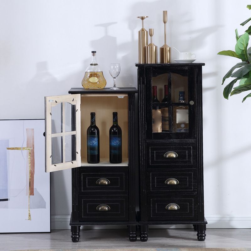 Wooden Storage Chest Dresser American Traditional Dresser with Drawers