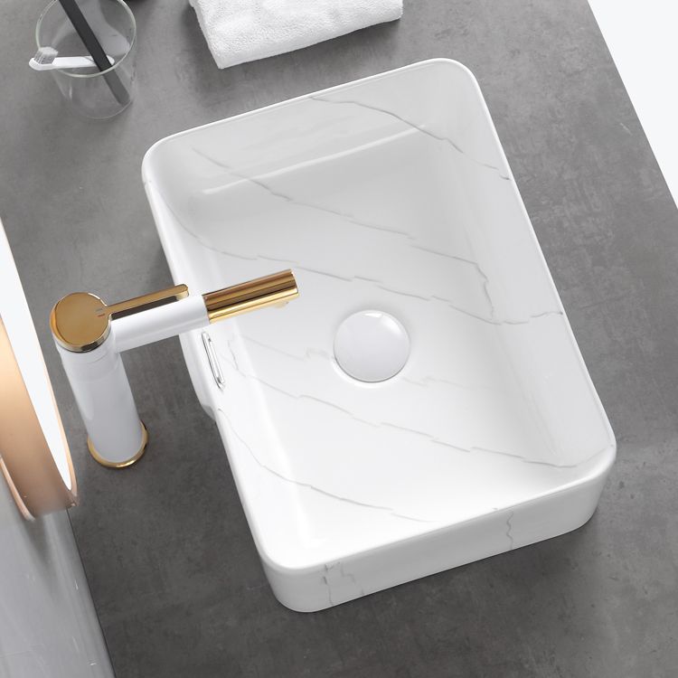 Classic Style Bathroom Sink Stainless Steel Dirt Resistant Bathroom Sink