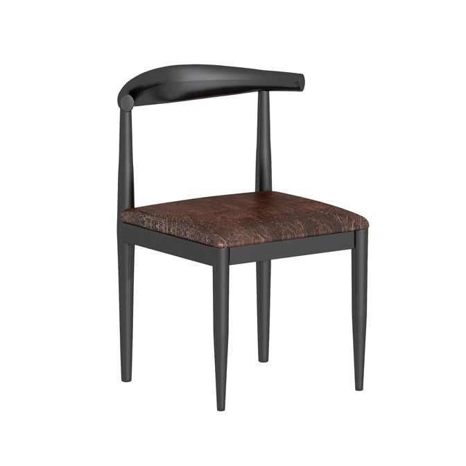 Industrial Style Solid Wood Top Dining Table with Rectangle Dinette Set with 4 Legs Table