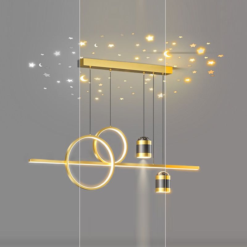 Dining Room Star Proiettore Light Segret Light Isole Postmodern Postmodern LED