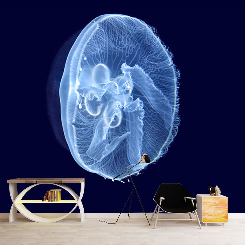 Stunning Wall Mural Jellyfish Patterned Sitting Room Wall Mural
