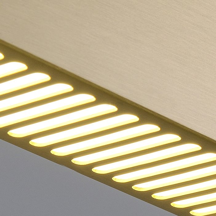 Estilo moderno lineal colgante de metal ligero liviano