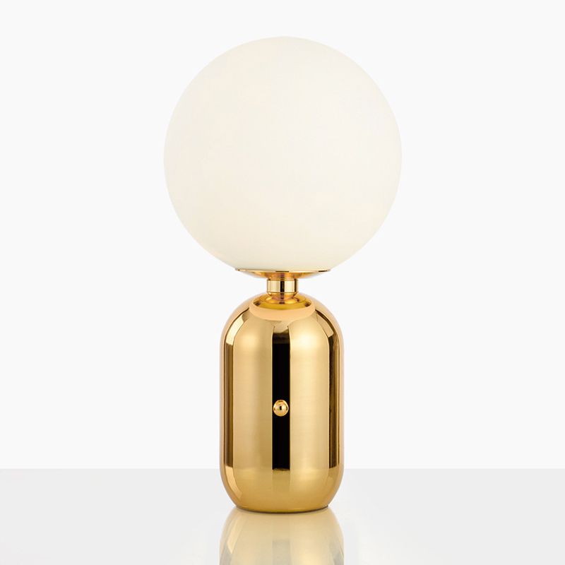 Glass Spherical Table Light Modern 1 Light Table Lamp