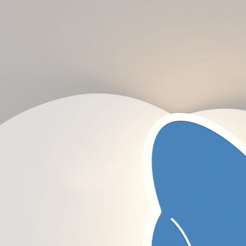 Unique Shape Wall Light Kids Style Metal 1 Light Wall Mount Light