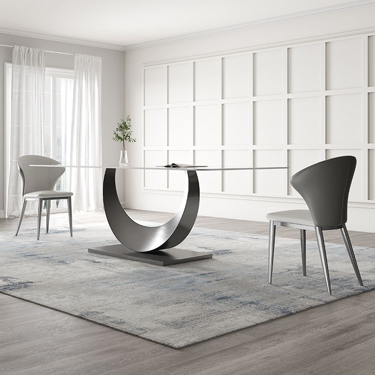 Designer Style Sintered Stone Dining Set Rectangle 1/3/4/5/7 Pieces Dinette Table Set