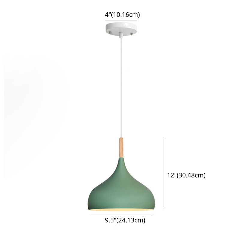 1 lumière en larme de larme suspendue