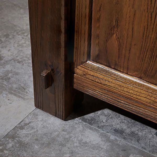 Modern Wood Bathroom Vanity Freestanding Bathroom Sink Vanity with Mirror