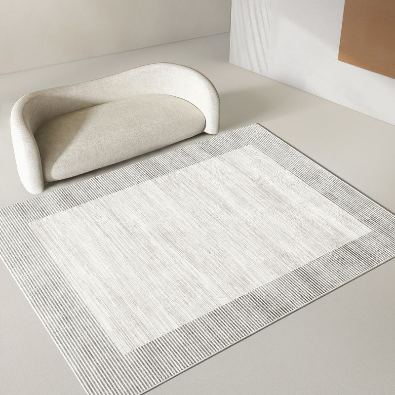 Trendy Rectangle Print Indoor Rug Polyester Carpet Non-Slip Backing Area Rug for Home Decoration