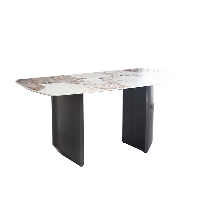 Modern Style 1/2/5/6 Pieces Dining Set Sintered Stone Dining Table with Chairs