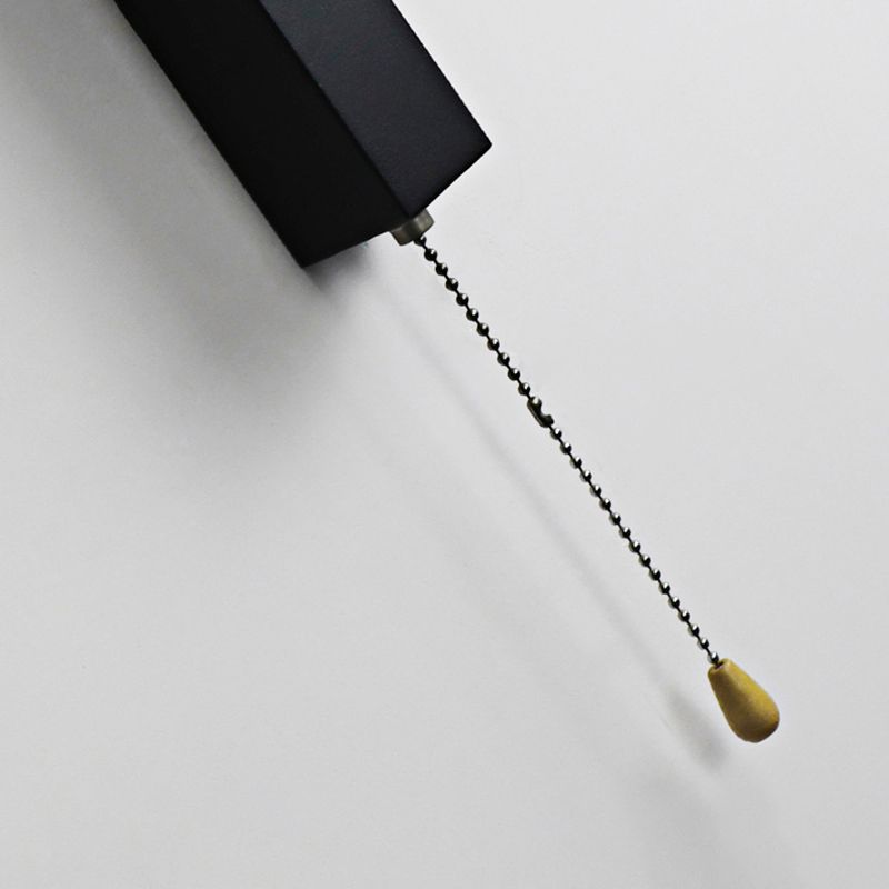 Nordische geometrische Wandleuchte Beleuchtung Metall Wohnzimmer LED -Wandleuchte mit Pull -Kette