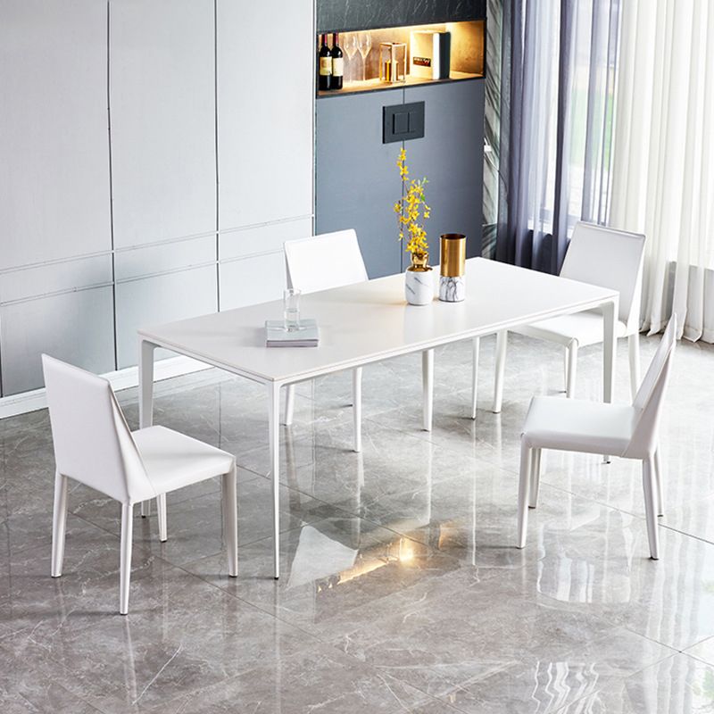 Designer Style 1/4/5 Pieces Rectangle Dining Set Sintered Stone Top Dinette Table Set