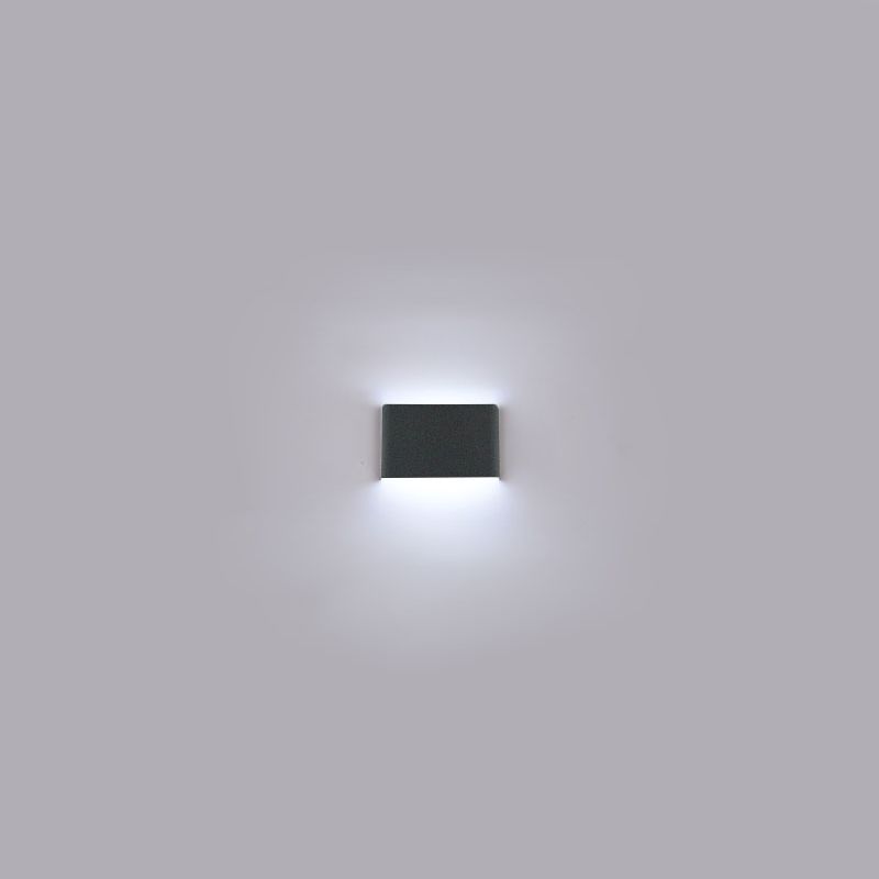 Accesorios de iluminación de la pared rectángulo Iluminación de pared del hogar minimalista