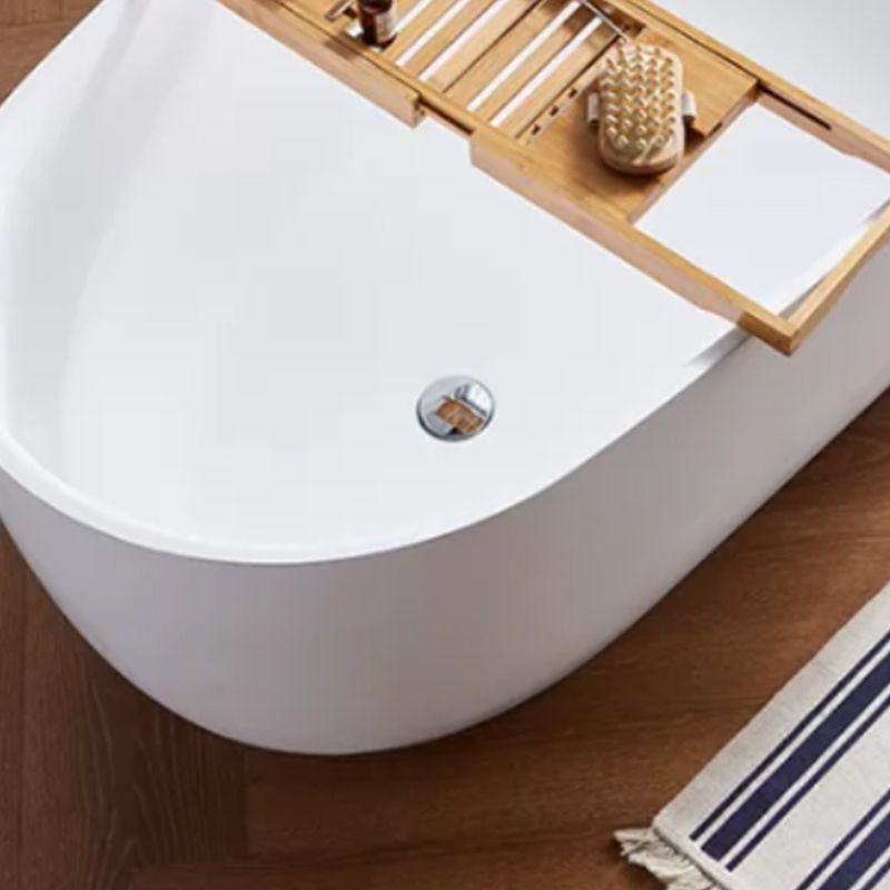 Stone Soaking Bathtub Antique Finish Single Slipper Bath Tub