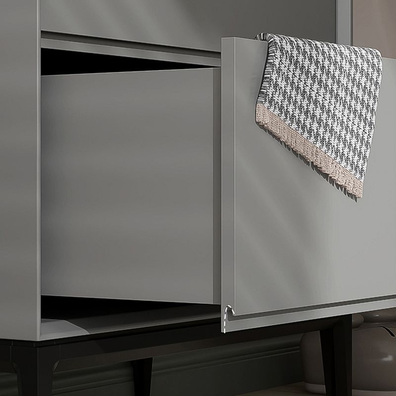 Modern Vertical Storage Chest with Soft-Close Drawers for Home