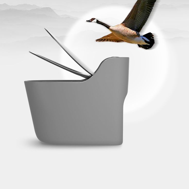 Modern Toilet Bowl Siphon Jet Toilet with Slow Close Seat for Bathroom