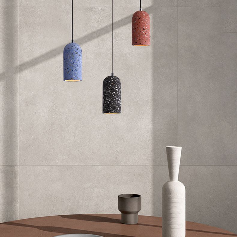 Kuppelform -Anhängerlampe moderne minimalistische kreative Steinhängelampe für Esszimmer