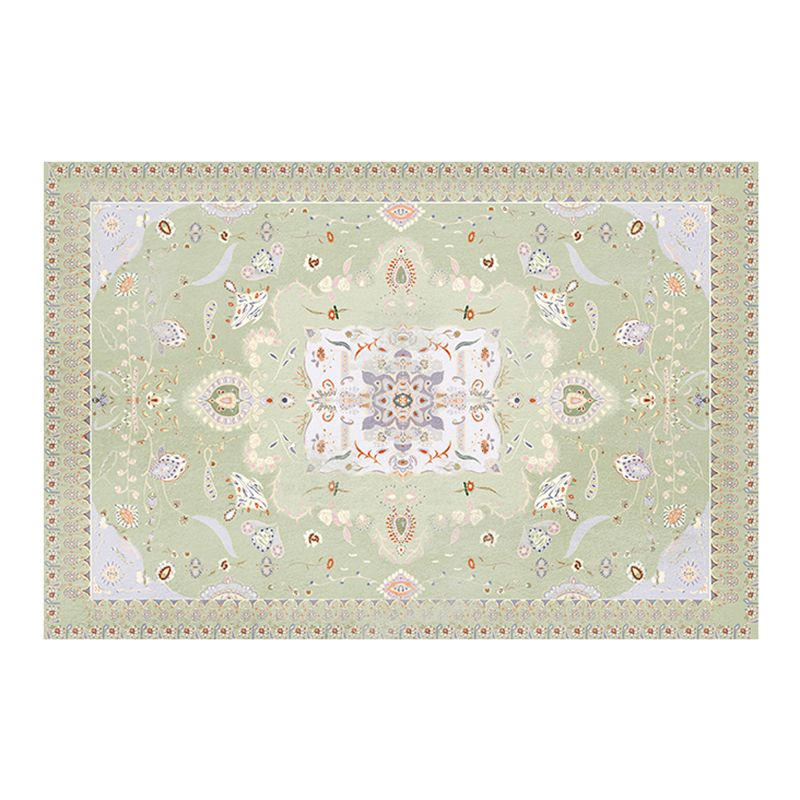 Pink Modern Rug Graphic Pattern Polyester Area Rug Non-Slip Backing Carpet for Home Decor