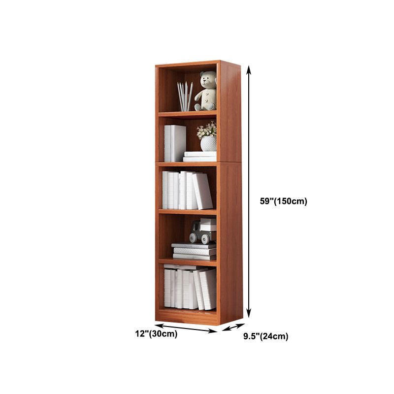 Multiple Colors Modern Style Bookshelf Engineer Wood Bookcase