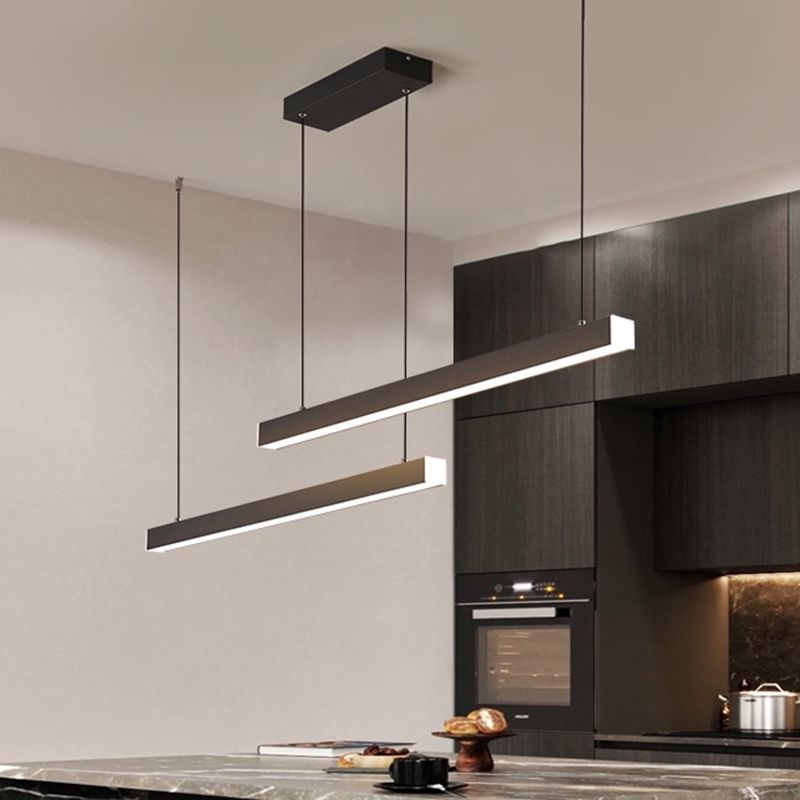 Linear Island Pendant LED New Modern Ceiling Pendant Light for Dining Room