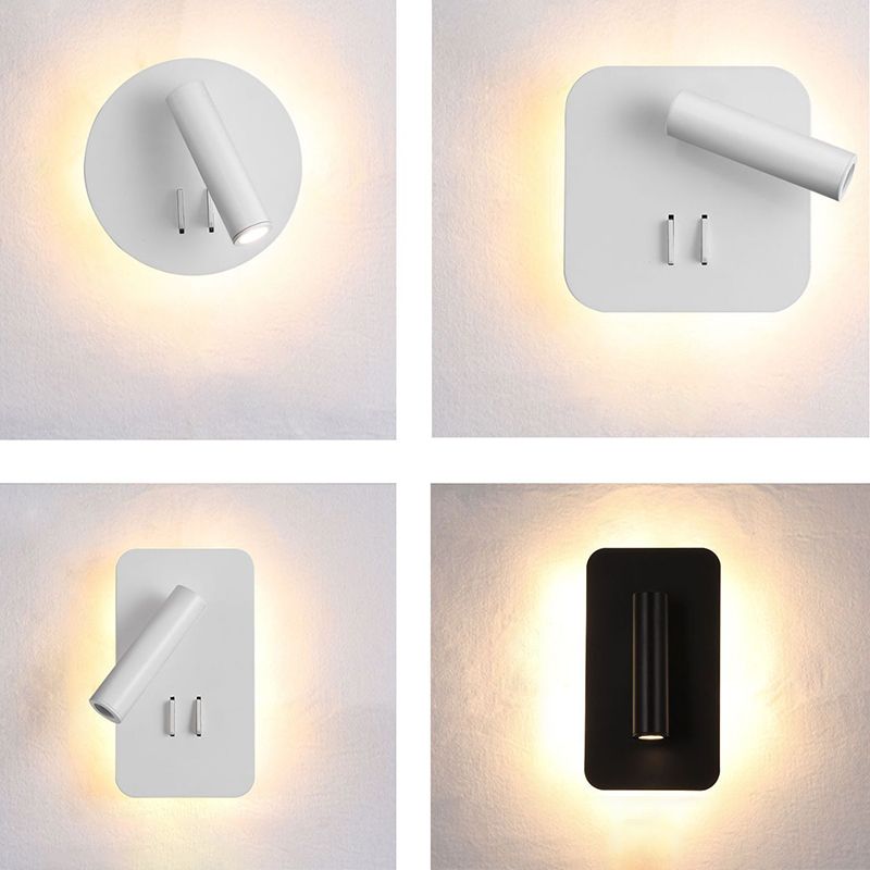 Moderner minimalistischer Stil Lesen Wandleuchte 2 Lichter Lesen Wandlampe für Schlafzimmer