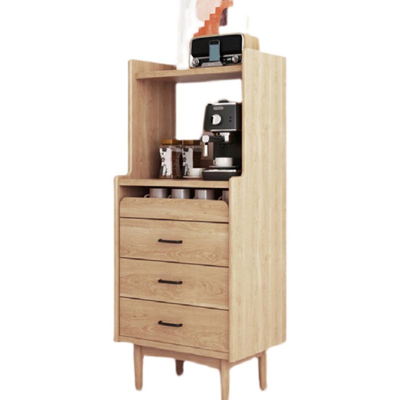 Wooden Sideboard Contemporary Style Home Side Board with Drawers