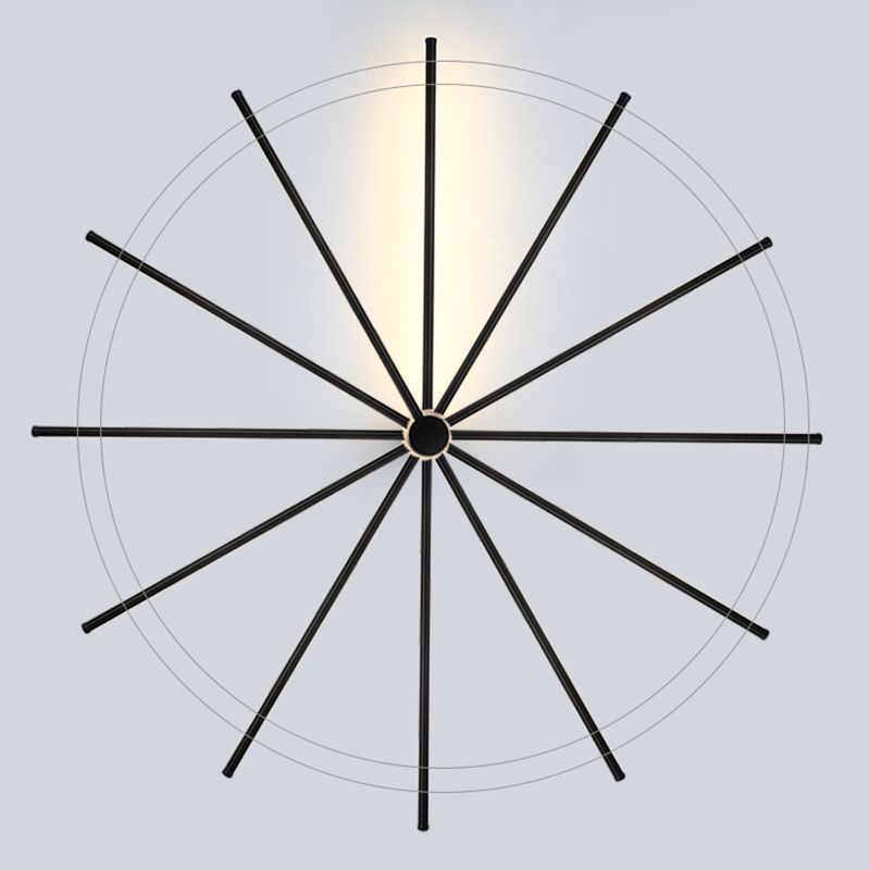 Minimalistische strip Shady Wall SCONCE Moderne stijl metalen wandverlichting voor woonkamer