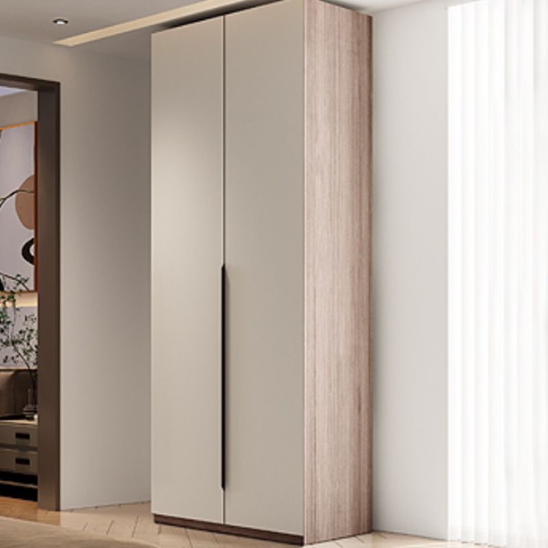 Hinged Wardrobe Cabinet Engineered Wood Wardrobe Armoire for Home