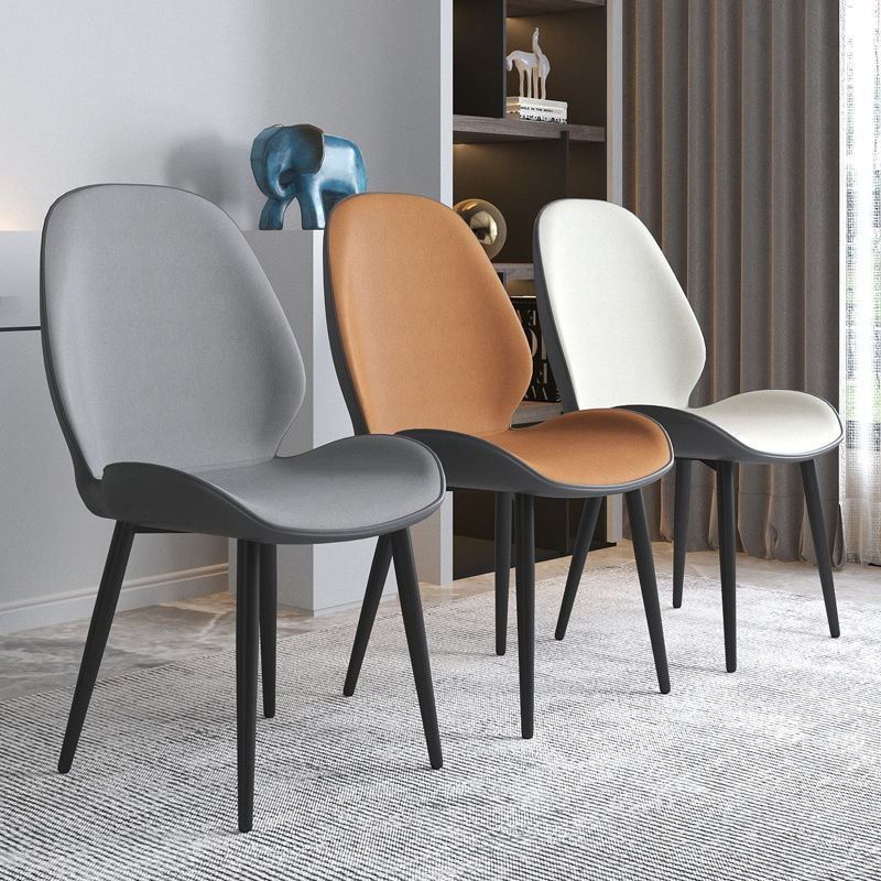 Wingback tapizado moderno del final mate de la silla lateral del restaurante que cena la silla