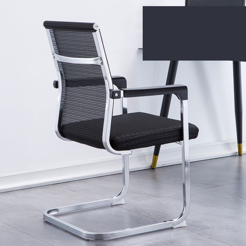 Medium/High Back Office Chair Fixed Arm Task Chair for Home Office