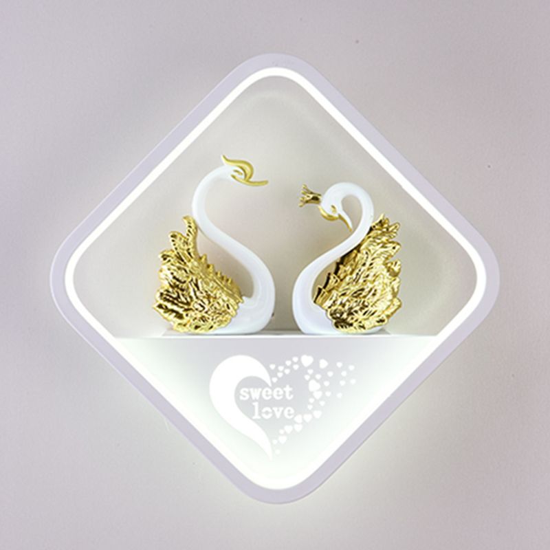 Livrage du salon Murminalisme moderne minimalisme LED MONT ÉCLAINEMENT (sans décoration)