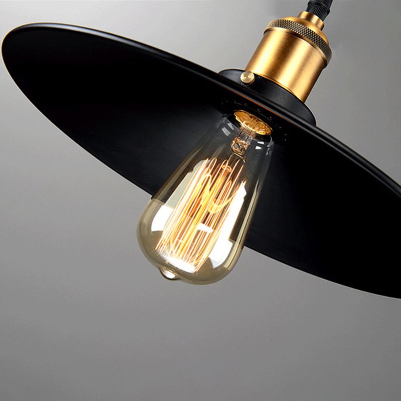 1 Lumières de plafond suspendues éclaboussées pendentif en métal de style industriel pour le magasin de vêtements