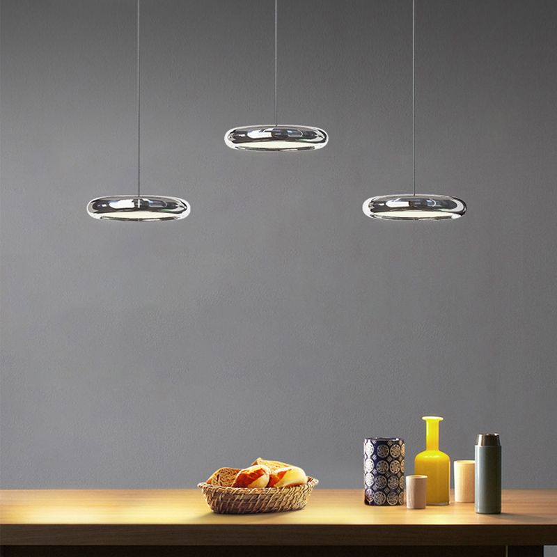 One-Light Pendant Light Fitting Modern Metal Led Suspension Lighting Fixture for Kitchen