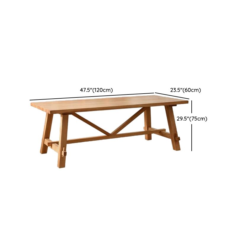 Traditional 1/2/3/5/7 Pieces Dining Set Rectangle Pine Wood Dining Table for Dining Room