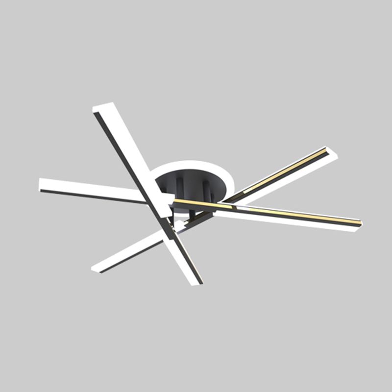 Plafonnier Spoutnik à 4 lumières, nouveau plafonnier moderne en aluminium pour chambre à coucher