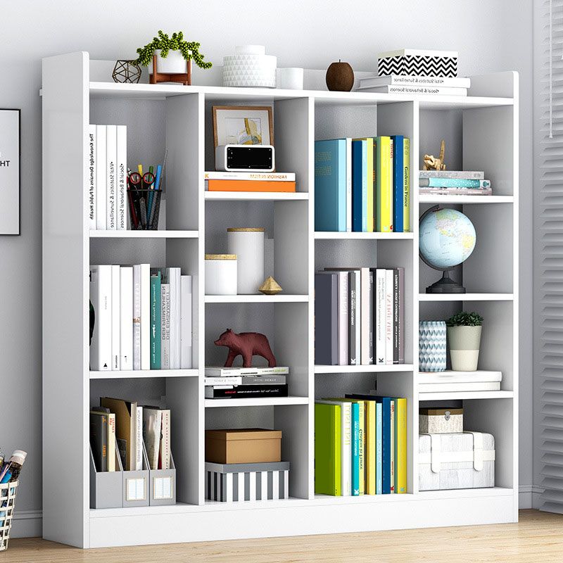 Engineered Wood Standard Bookcase Contemporary Open Back Bookcase