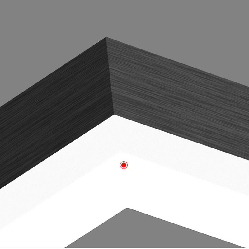 Lustres modernes pour salle à manger plusieurs carrés d'éclairage de lustre