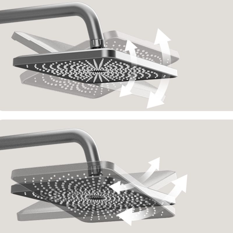 Contemporary Style Shower System Copper Spot Resist Wall Mounted Shower System